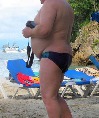 fat people beach. fat-man-on-each