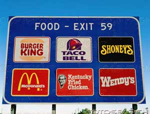 fast-food-exit-sign